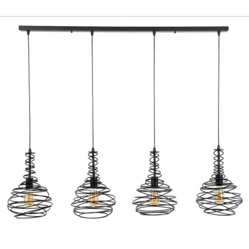 ZI Hanging lamp 4x Ø25 cone spinn